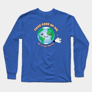 Cute Earth Global Warning Long Sleeve T-Shirt